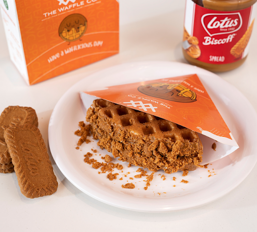 Lotus Biscoff Waffle Sandwich