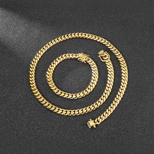 Title 1, Trendy Fashionable 8mm Stainless Steel Mens Ch...