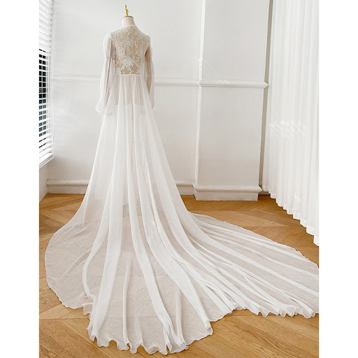 Title 5, Womens Long Tailed Lace Nightgown