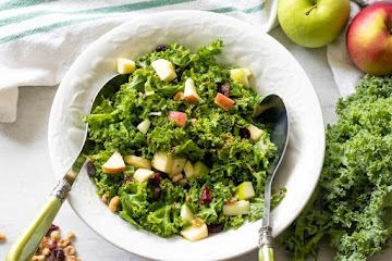 Kale Salad with Apples