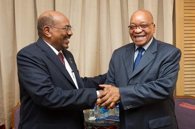 Jacob Zuma showed the middle finger to the ICC by aiding and abetting President Omar al-Bashir of Sudan to escape arrest in SA.