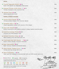 Malabar Cafe menu 1