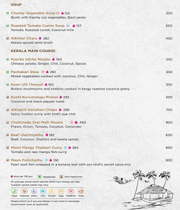 Malabar Cafe menu 