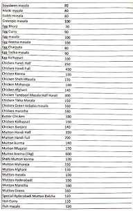 Puna Darbar Veg  Non-Veg menu 1