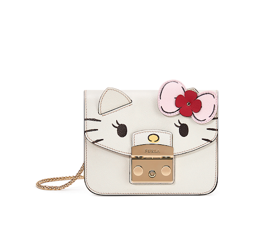 Furla x Hello Kitty White Face Crossbody Bag