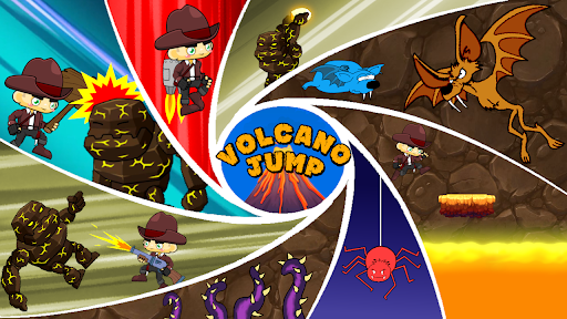 Screenshot Jetpack Jump Game Volcano Jump