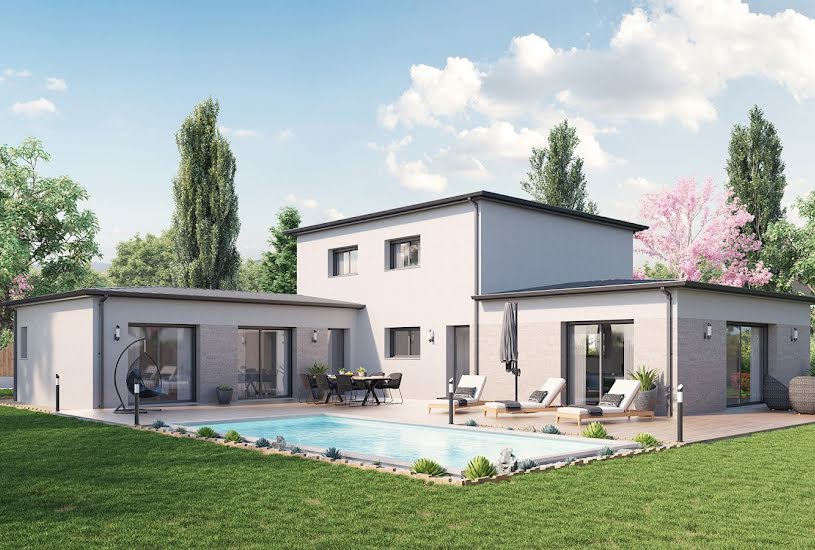  Vente Terrain + Maison - Terrain : 2 400m² - Maison : 188m² à Oudon (44521) 