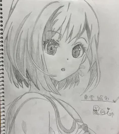 あかまる企画イラスト対決・えななん