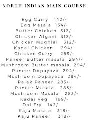 Bengali Authentic menu 1