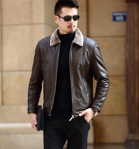 Title 6, PU leather jacket for men and women, waterproof...