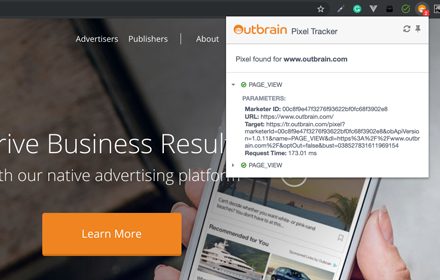 Outbrain Pixel Tracker Preview image 0