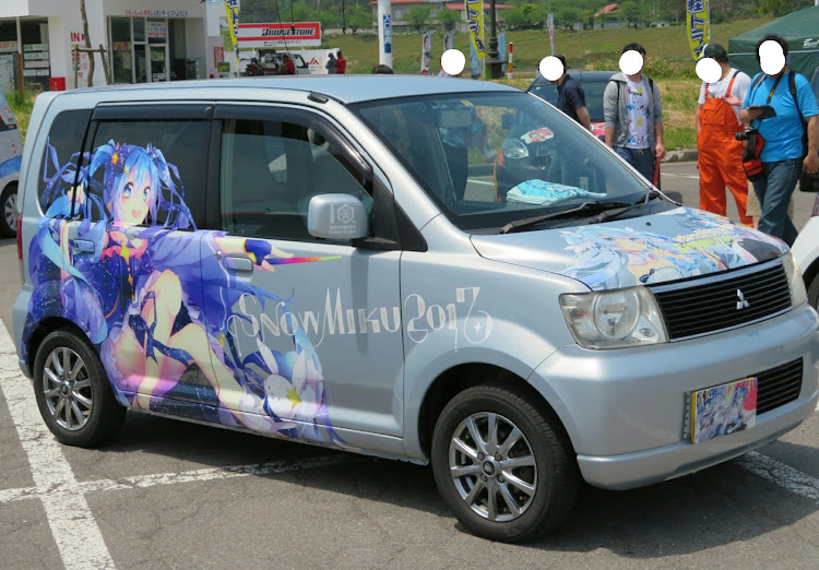 ランサーエボリューションのミクエボ・痛車フェス・黄桜の里・東由利に関するカスタム事例の投稿画像4枚目