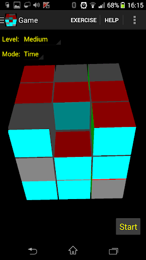 3D Sliding Cube Puzzle