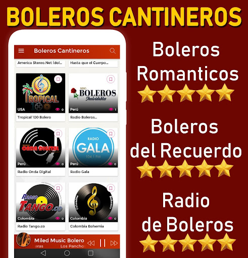 Boleros Cantineros Gratis