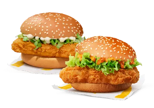 Piri Piri McSpicy Chicken Burger + McSpicy Chicken