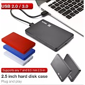 Hộp Đựng Ổ Cứng Usb 2.0/3.0 2.5 Inch Sata Hdd Ssd Hdd Box