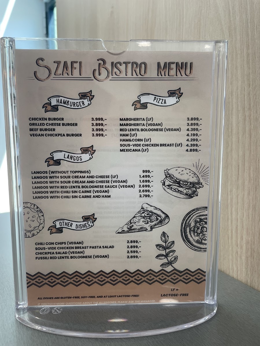 Gluten-Free at Szafi Bistro & Bakery