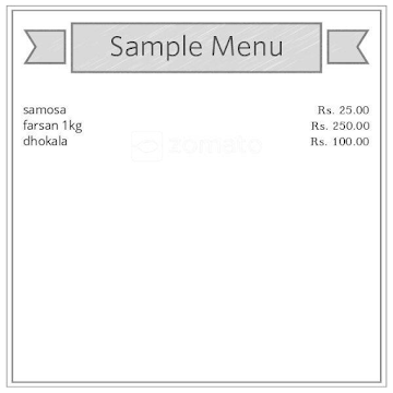 Shashibhai Dhoklawala menu 