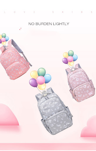 Title 4, Simple Junior High School Student Schoolbag. Pe...