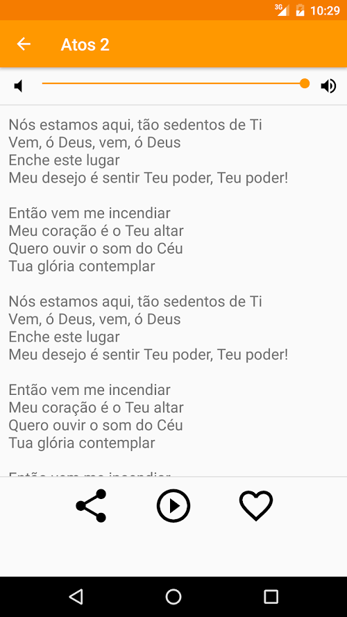 Android application Gabriela Rocha Músicas screenshort