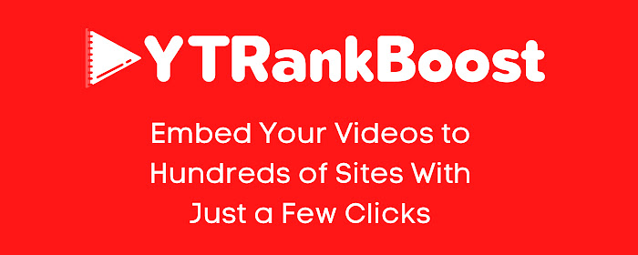 YTRankBoost Chrome Extension marquee promo image