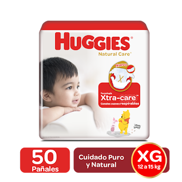 Geografía Volverse tarjeta Pañal Huggies Natural Care Talla 4 Xg X50 Und Unisex