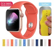 Dây Đeo Thay Thế Cho Đồng Hồ Thông Minh Apple Watch Series6 5 4 3 2 1 Size 38 40 42 44 Mm