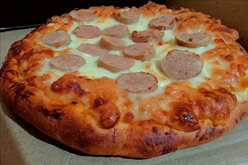 Double Chicken Sausage Pizza