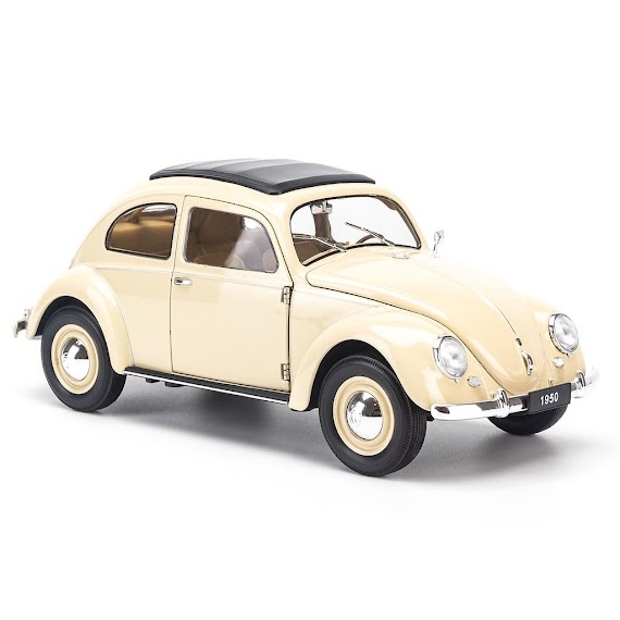 Mô Hình Xe Volkswagen Classic Beetle 1:18 - 18040W - Cream