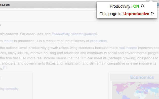 Productive.ly chrome extension