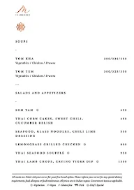 The Market - The Westin menu 1