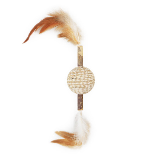 Title 1, Pet Cat Toy with Feather, Polygonum Multiflorum...