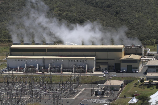 The Olkaria II Geothermal Power Plant in Naivasha