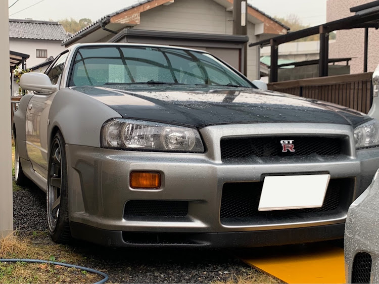 R34 BNR34 GT-R フロント リップスポイラー 純正 塗装無しどうぞ宜しく