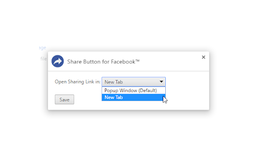 Share Button for Facebook™