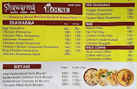 Shawarma House menu 2