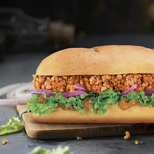 Spicy Chicken Keema Sandwich