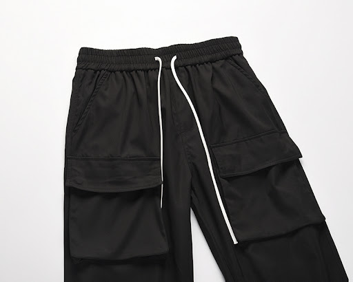 Title 9, Dark black European and American street style p...