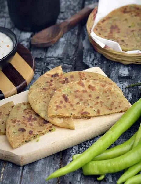 Hari Mirichi Parantha