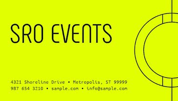 Business Card Event Planner 04 - Event Planner Business Cards template