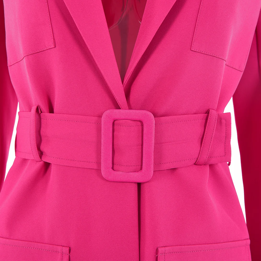 Title 11, Robe femme oversize à col revers et manches lon...