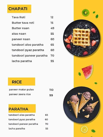 Naansense menu 