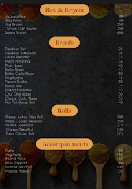 The Spice Trail menu 3