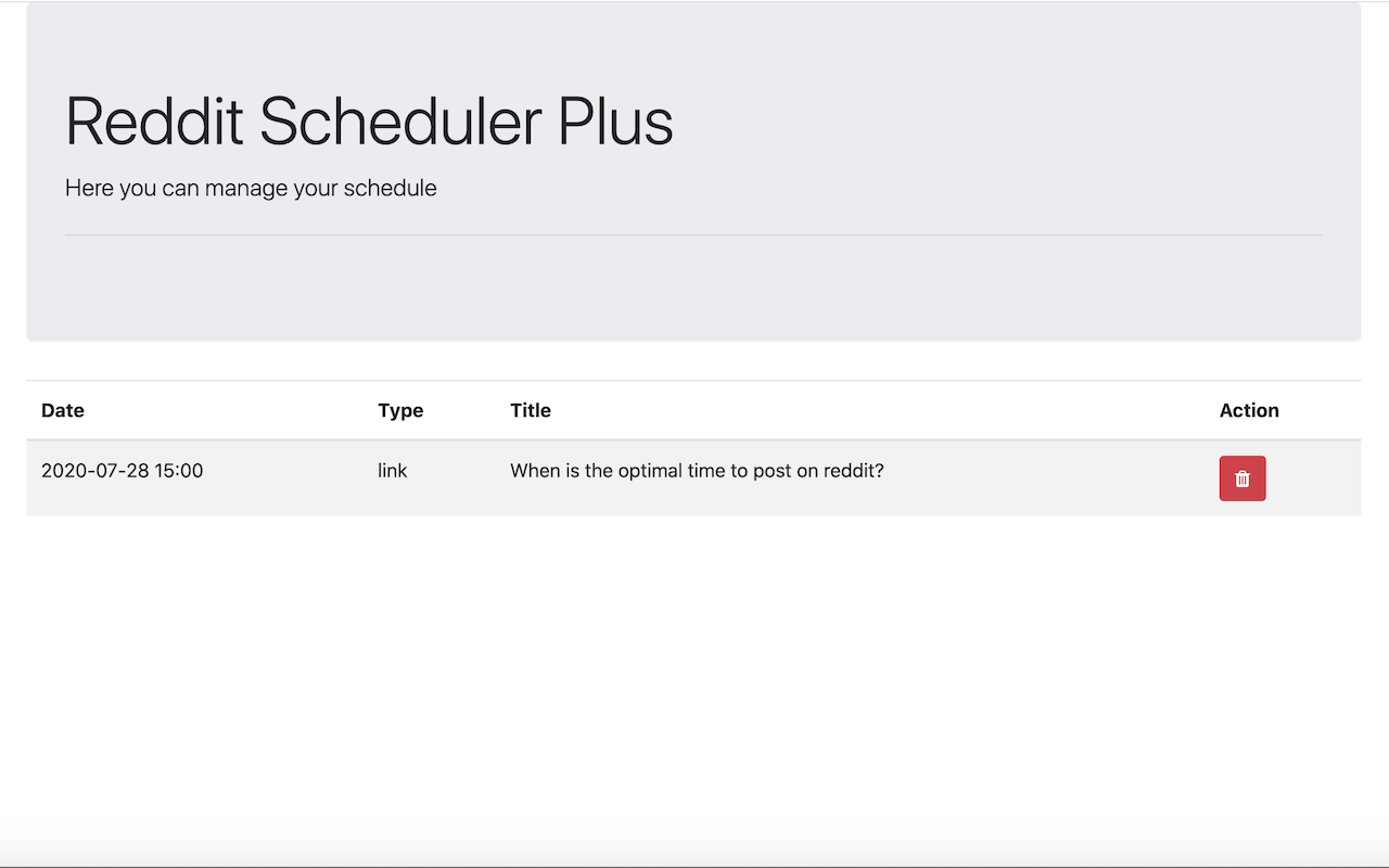 Reddit Scheduler Plus Preview image 3