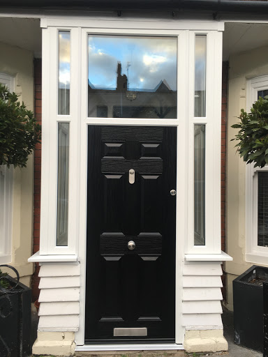 Porch with composite door