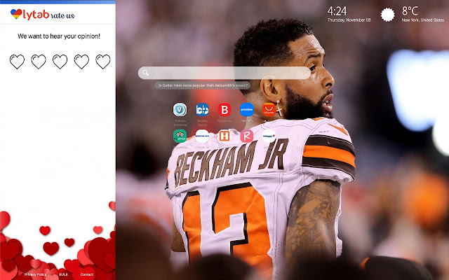 Odell Beckham Jr. OBJ Wallpaper HD New Tab