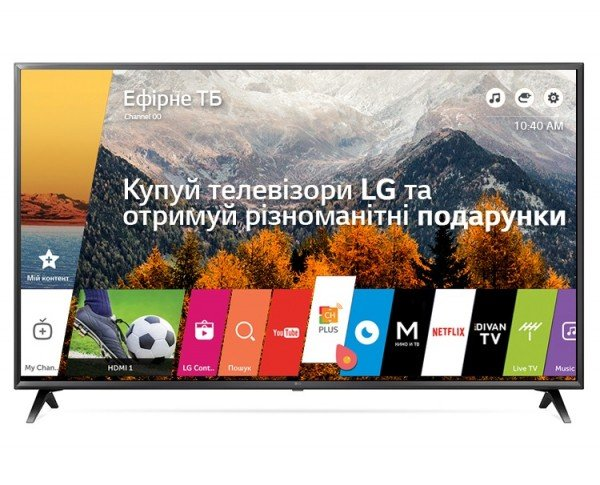 LED телевизор LG 55UK6300PLB