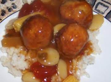 Quick and Tasty Sweet and Sour Meatballs