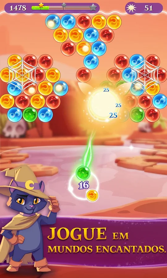  Bubble Witch 3 Saga: captura de tela 