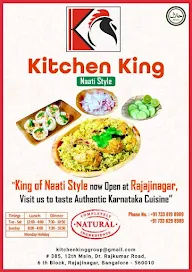 Kitchen King Naati Style menu 1